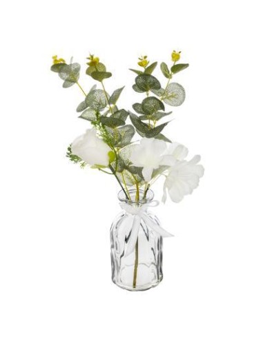 168546 - compo euca vase vr akaly h39 L. 22 x P. 22 x H. 41 cm