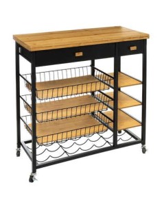 179662 - desserte gm metal+bambou nera