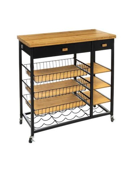 179662 - desserte gm metal+bambou nera