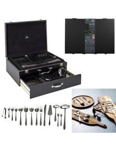 ka5019-menagere 84 pieces coffret en bois avec tiroir m1