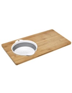 kd3337-planche a decouper bambou passoire integree m8