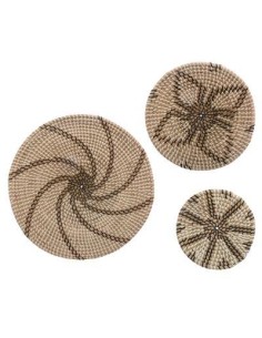 169401 - deco murale panier seagrass x3