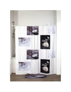 rideau de douche peva 180x180 cm - divine