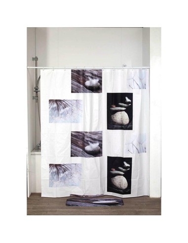 rideau de douche peva 180x180 cm - divine