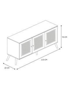 hd7454 - buffet 3 portes bali m1