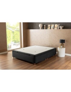 18255- téte de lit 140  maxine ronde gris anthracite