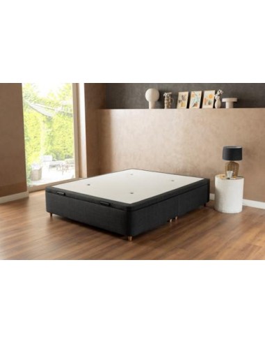 18255- téte de lit 140  maxine ronde gris anthracite