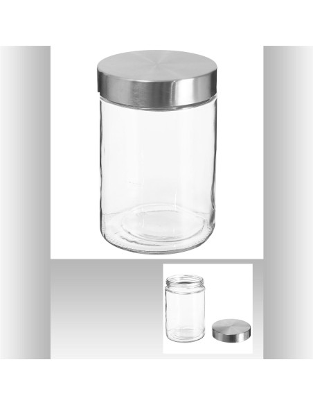 135297 - bocal ver+inox 1,2l nixo D. 11 x H. 17 cm