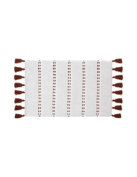 174631e - tapis pompom 50x75 terre solar