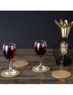 ka5087-dessous de verre effet dore x4 m24