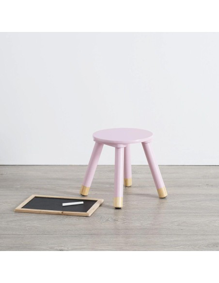 tabouret douceur rose
