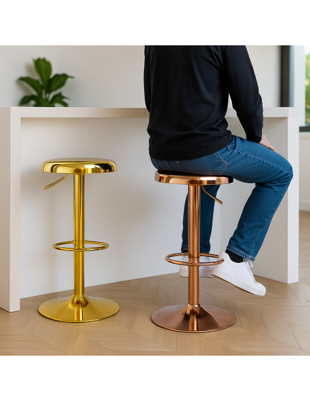 qs-d812-3 - tabouret maia or/golden