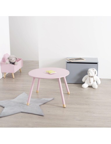 127152a - table ronde douceur rose d60