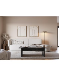 18758 - table basse rect. loana 120cm trv noir