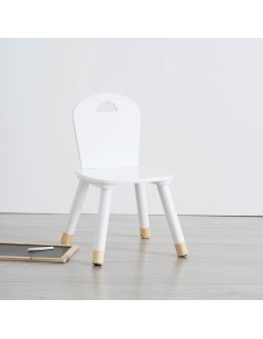 127153b - chaise douceur blanc