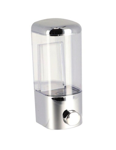 distributeur a savon mural abs a fixer 500 ml - chrome