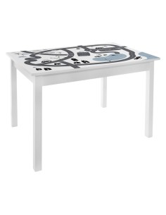 158698b - table rect print garcon