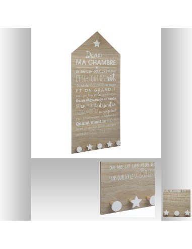 patere geante regles chambre