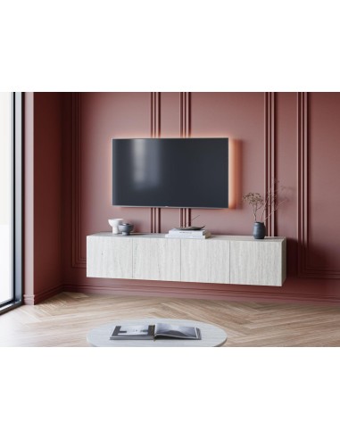 19052 / 18721 - meuble tv daroca 3p 140cm travertine
