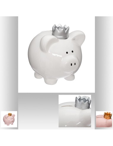 158753 - tirelire gres cochon h. 14.5