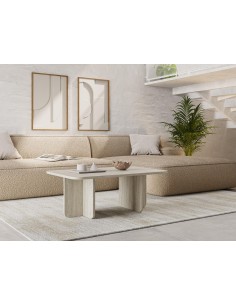 18484 - table basse hillary 100cm travertine