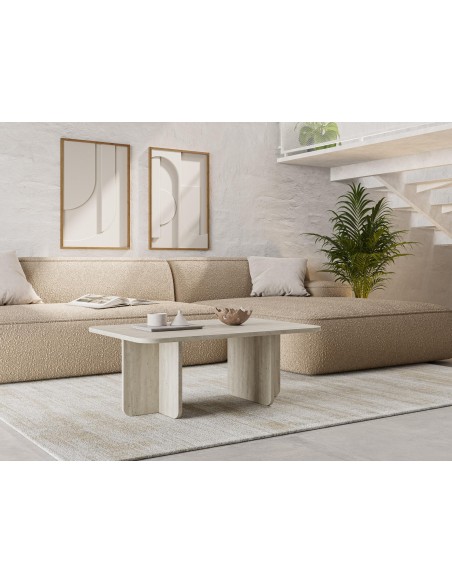 18484 - table basse hillary 100cm travertine