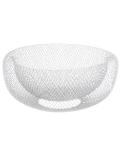 corbeille fruits mesh 27cm bl D. 27 x H. 12,5 cm