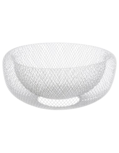 corbeille fruits mesh 27cm bl D. 27 x H. 12,5 cm