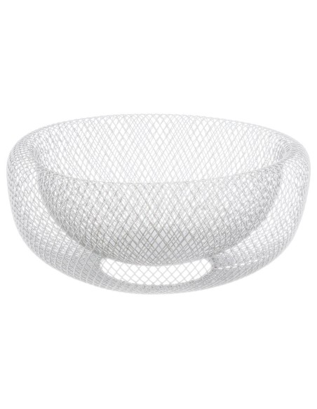 corbeille fruits mesh 27cm bl D. 27 x H. 12,5 cm