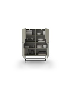 18370 - meuble aux.haut eldia 4p créme