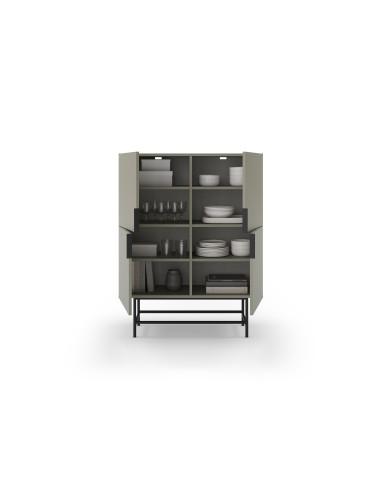 18370 - meuble aux.haut eldia 4p créme