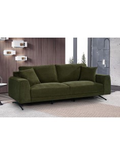 k2530 - sofa 3 place navone fabric gris clair ote-151