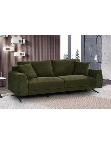 k2530 - sofa 3 place navone fabric gris clair ote-151