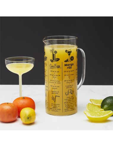 ka5875 - pichet avec recette cocktail 2l m8