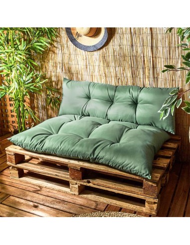 coussin palette deperlant sauge 120x80cm m2