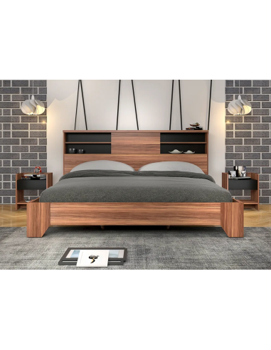nt0014-mp - chevet walnut l400 x w350 x h450 cm