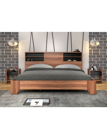 nt0014-mp - chevet walnut l400 x w350 x h450 cm