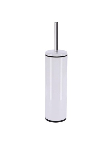 brosse wc metal - blanc