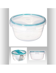 146524 - boite rond pp 1l clipeat D. 16 x H. 8,7 cm