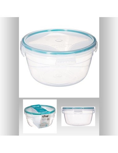 146524 - boite rond pp 1l clipeat D. 16 x H. 8,7 cm