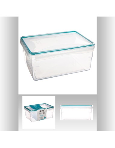 146520 - boite rect pp 3,75l clipeat L. 25,2 x P. 18 x H. 11,6 cm