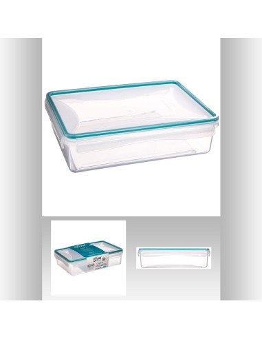 146519- boite rect pp 2,16l clipeat L. 25,5 x P. 18,5 x H. 7,2 cm