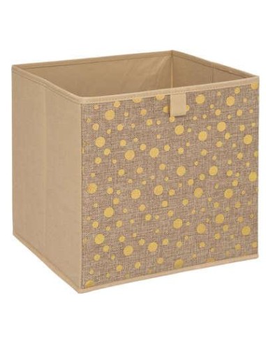 174303 - boite rgmt jute poi dore 29x29