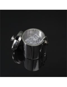 kv7353 - seau a glace metal couvercle et pince 1.3l m4