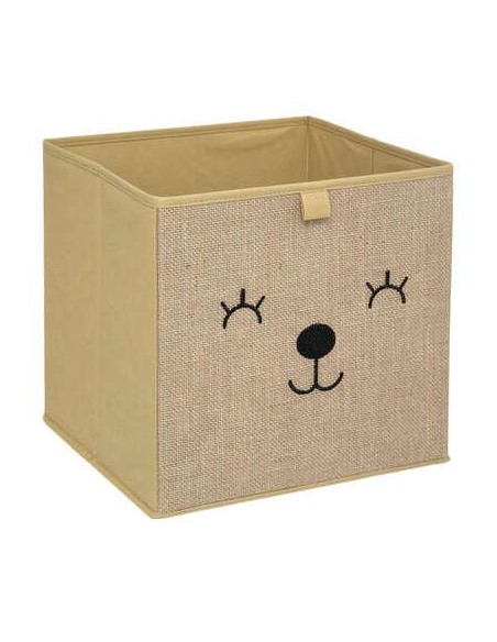 174305 - boite rgmt jute ourson 29x29