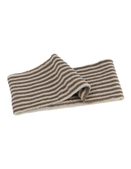 75555233 - bandeau elastique pour cheveux a rayures - naturel/taupe