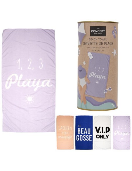 serviette de plage 70x140cm en tube m12