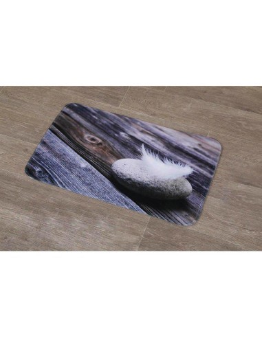 tapis microfibre imprime 45x75 cm - divine