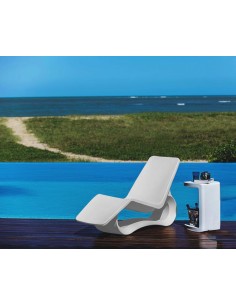 chaise octo white