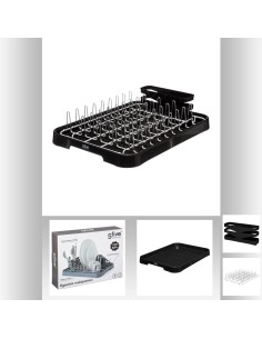 169132a - egouttoir 1niv pp+met noir neo L. 42 x P. 31 x H. 10,5 cm